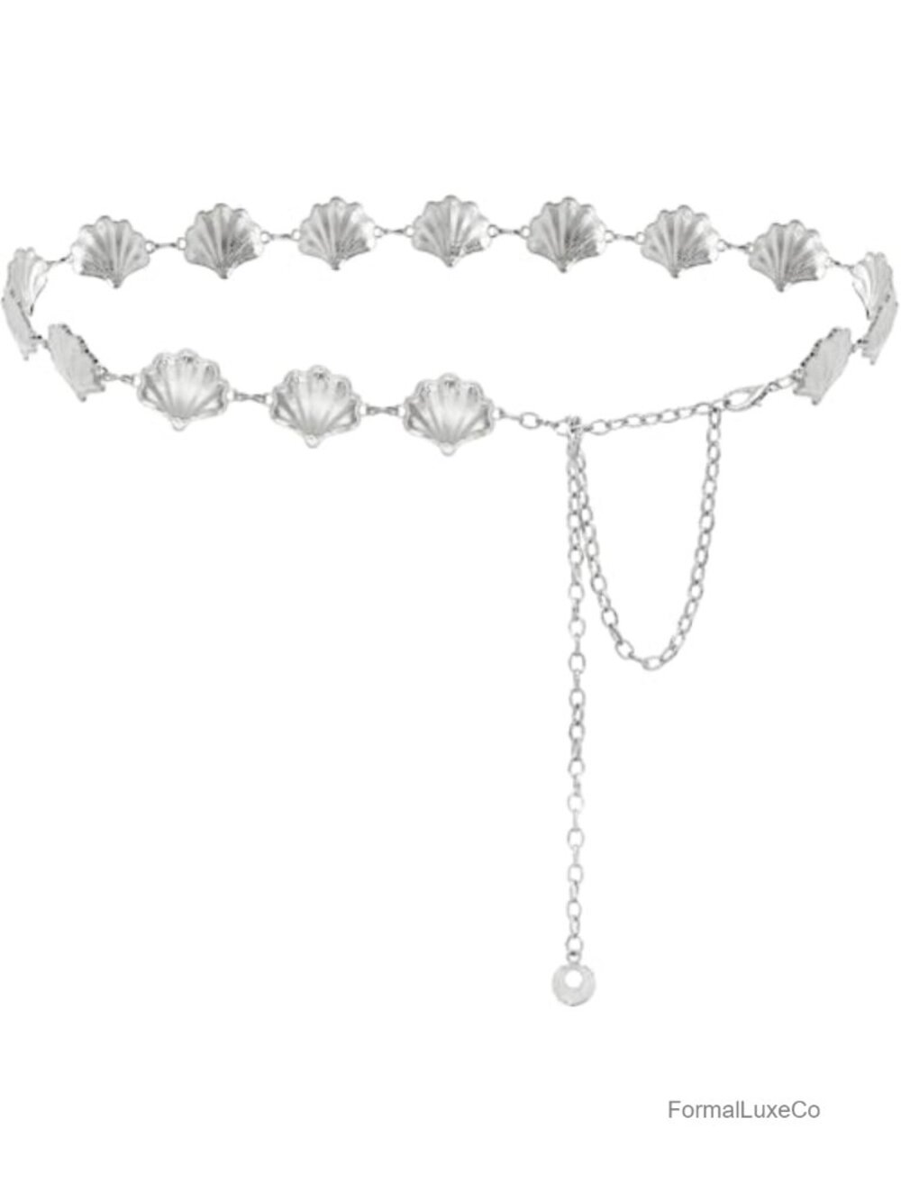 Chunky Metal Waist Chain Belt for Dresses Alloy Tarnish-Resistant Adjustable
